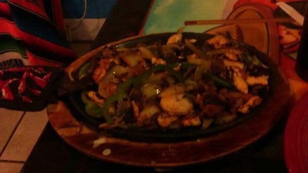 Fajita El Tequila, one of their best and signiture dishes.