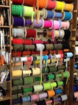 Big variety of headband elastic. Only .60 cents per yard