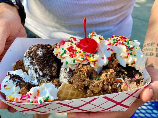 Icecream Nachos. Try it. You can thank me later