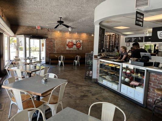 Cookie cashier and dining area