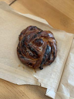 Sticky bun (though I didn't taste or bite into any of the pecans?). Otherwise not bad