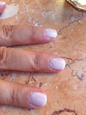 Botched gel nails. Buyer beware.