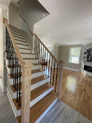 Oak stairs