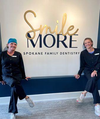 Hygienists Shawna and Amber are accepting new patients at Smile More Spokane Family Dentistry!