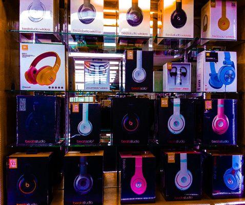 Beatsby dre, Sony , JBL headphones and much more