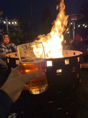 Beer and fire