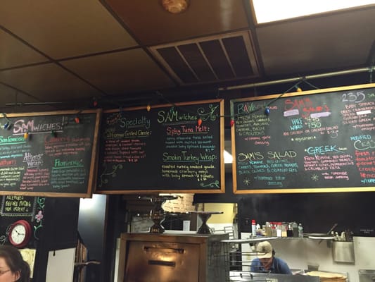 Menu board