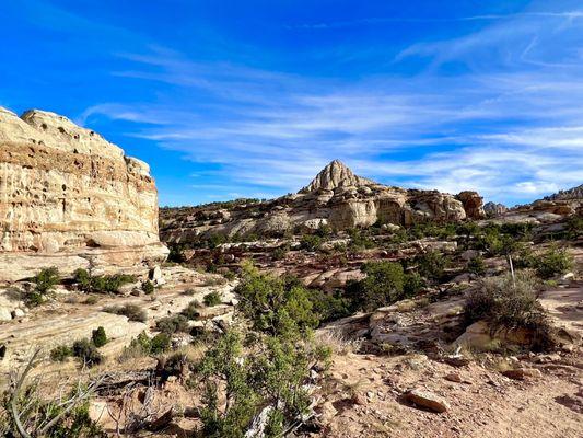 Views from the trail - so many lovely rock formations and plateaus common to Utah along the trail - love it!