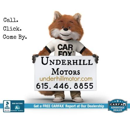 We are a Carfax Advantage Dealer