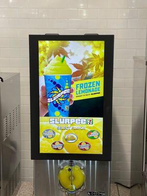 Awesome lemonade Slurpee with 5 flavors.