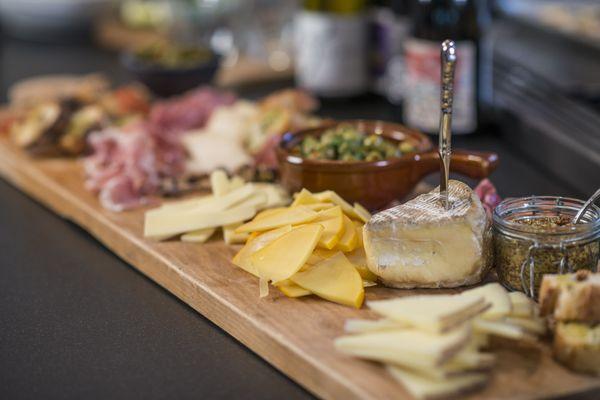 Chef Justin's favorite local cheeses and meats