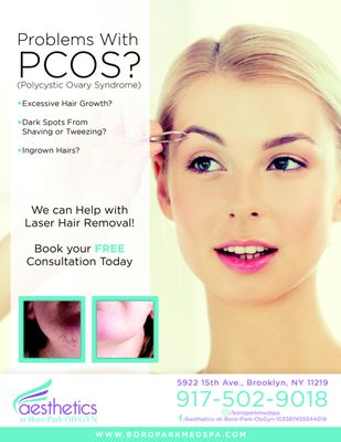 Laser Hair Removal can help manage symptoms of PCOS and other hormonal disorders