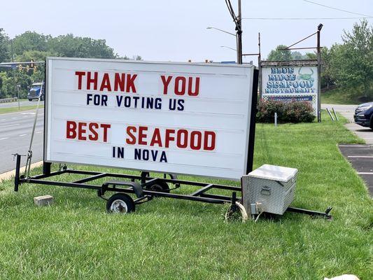 Voted Best Seafood in Northern Virginia.