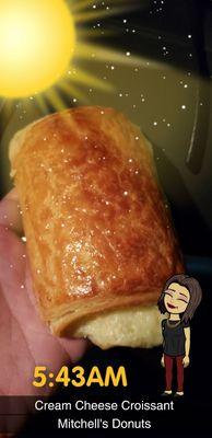 Cream Cheese Croissant - Nice and warm.