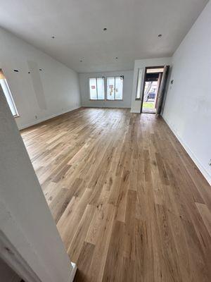 Character grade White Oak clear finish