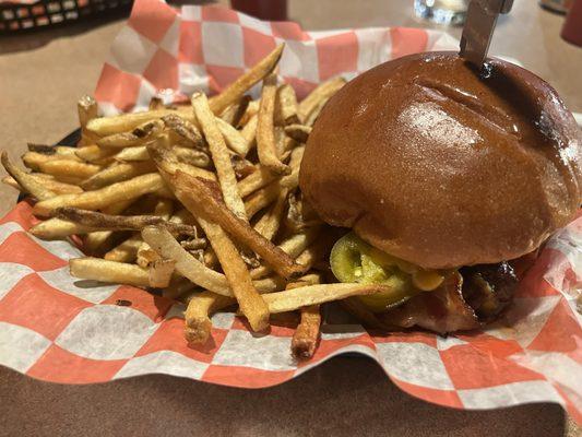 Jalapeño Cheddar Burger