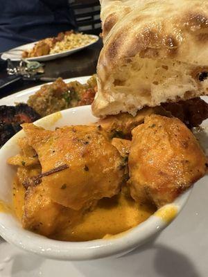 Butter Chicken buffet (3.8/5)