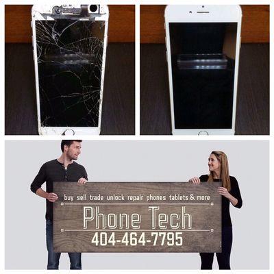 We fix all iPhones and cell phones. Check out this iPhone 6s we took care of!