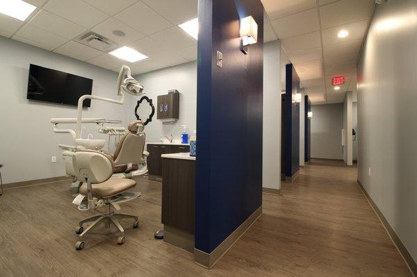 Newly renovated office with the latest dental technology