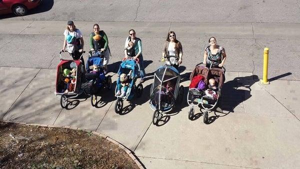 Book Babies stroller crew!