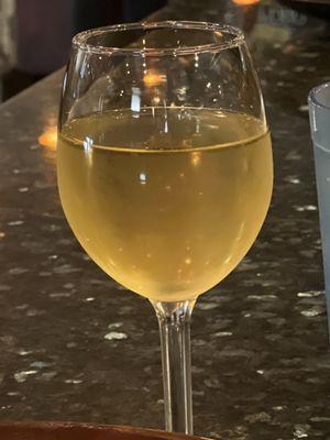 Good pour on the Chardonnay