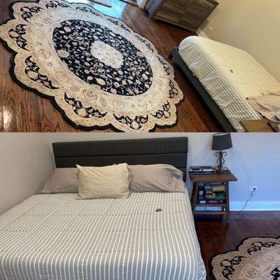 Linens Changed & Bedroom Set!