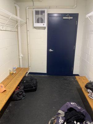 A very small referee room