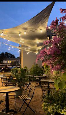 Garden patio...enjoy brunch, gelato or rent for private parties!