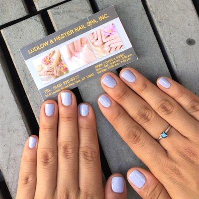 Regular manicure ($12, including tax not tip)