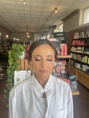 Bridal makeup by Jennifer