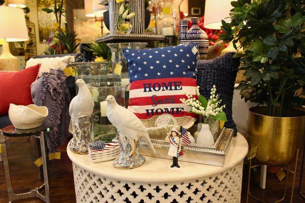 Memorial Day and Fourth of July décor