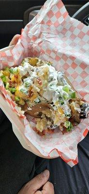 Traditional loaded potato