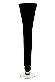 Black Trumpet Vases - http://www.glassvasesdepot.com/products.php?cat=35