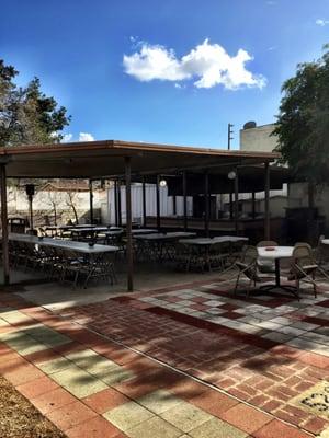 Awesome back patio for Bar-B-Q's