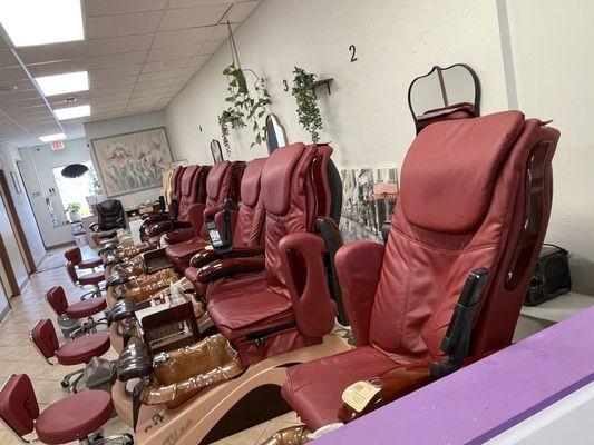 Pedicure area