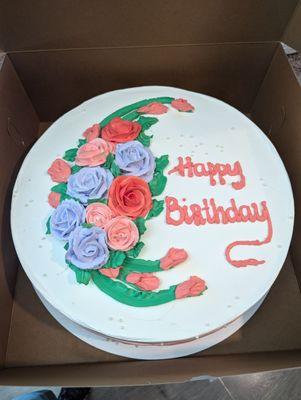 Strawberry Birthday Cake