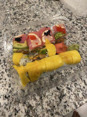 Mango roll and romantic roll