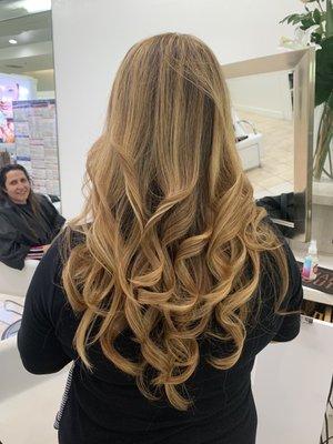 Full highlights Done by hairstyles RuwaidaHaddad