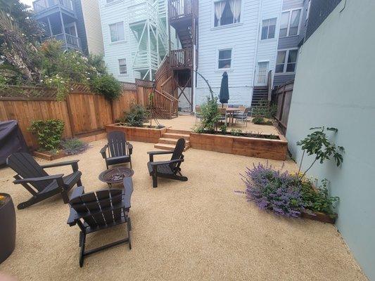 Decomposed Granite entertainment area