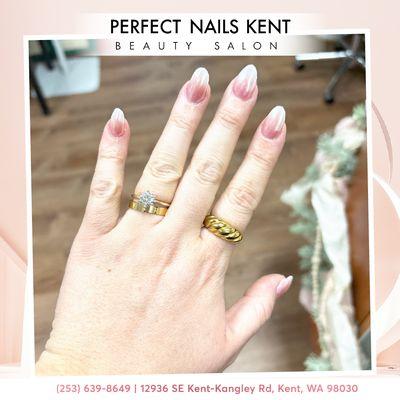 Indulge in the sweet perfection of glazed ombre nails! 
 : https://lk.macmarketing.us/PerfectNailsKent-Booking