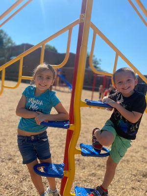 Playground fun at Second District.