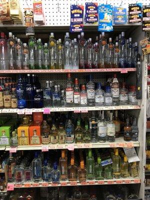 All the popular spirits (available in all sizes) at great prices!