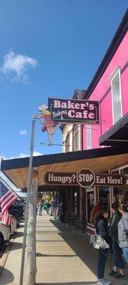 We had just finished our lunch at Baker's Bakery & Cafe.