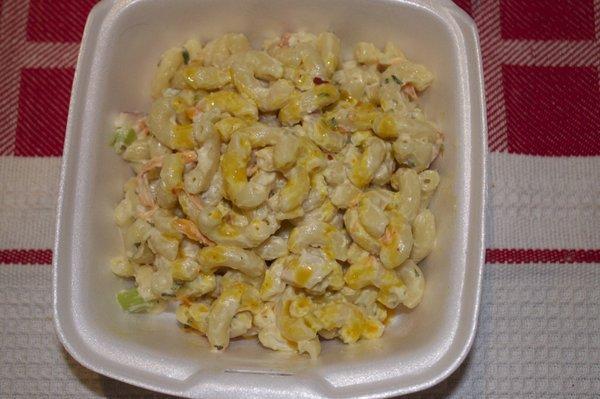 Macaroni salad with their famous R sauce!!