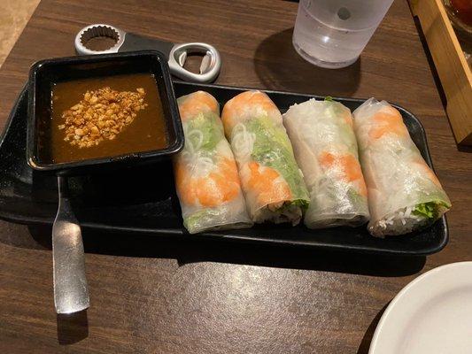 Summer Rolls - Fresh but tasted a bit fishy. The peanut sauce was good.