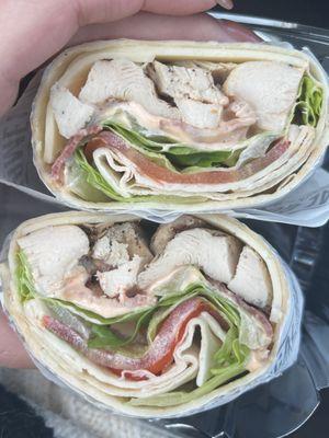 Vermont chicken club wrap