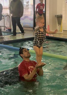 Fun at the end of swim class each session!