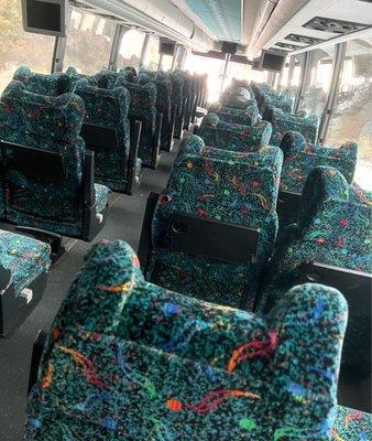 One of the several types of comfy & clean buses