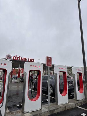 Tesla parking next to a Target: WIN WIN!