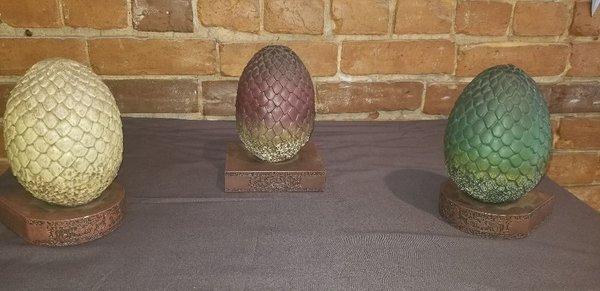 Dragon egg book ends